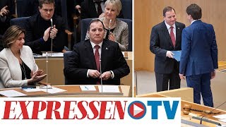 Här röstas Stefan Löfven fram som statsminister [upl. by Nnaycnan98]