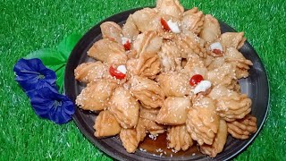 ক্রিস্পি রসালো পিঠার রেসিপি  Crispy fullpitha  Crispy Rosalo flour pitha Recipe [upl. by Eiznyl917]