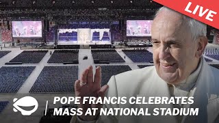 LIVE Pope Francis celebrates Holy Mass at National Stadium Singapore [upl. by Ellahcim]