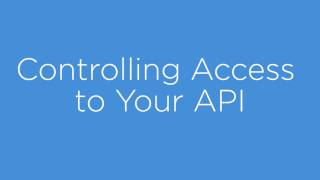 Video 3 of Mashery Product Demo Series  Using Mashery to Control Access to Your API [upl. by Ransome197]