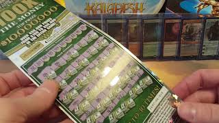 MTG Luck Insane Lottery Hit 100X The Money VA Scratcher [upl. by Ahsino127]