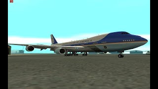 Boeing VC25A  Air Force One  GTA SA [upl. by Anewor]