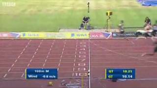 Chambers 100m European Trials [upl. by Witkin]