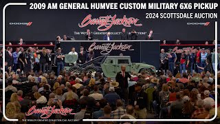 SOLD 2009 AM General Humvee Custom 6x6  BARRETTJACKSON 2024 SCOTTSDALE AUCTION [upl. by Ahon207]