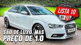 10 CARROS DE LUXO COM PREÇO DE 10 ATÉ R70 MIL Você compraria [upl. by Annirok]