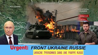 UKRAINE AFFIRME 7 PERSONNES MORTES DANS UNE Frappe RUSSE [upl. by Elrebma662]