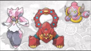 Pokemon X and Y  Event Legendary Trio Diancie Hoopa Volcanion Fanmade [upl. by Jorgenson955]