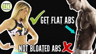 How To Fix Bloated Abs 2 WORKOUT TIPS TO GET LEAN AND FLAT ABS TBT  LiveLeanTV [upl. by Oskar]