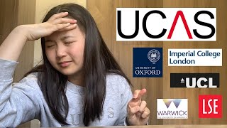 my ucas decision reactions  full application journey oxford imperial ucl lse warwick [upl. by Witte]