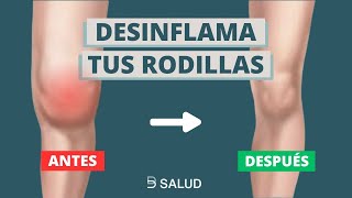 DESINFLAMA y cura el LIQUIDO de la RODILLA CON 10 MINUTOS de EJERCICIOS SENTADO [upl. by Parrisch]