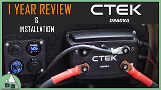 CTEK D250SA Dual Battery System Charger Review [upl. by Yenruoj]