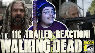 THE WALKING DEAD 11C Trailer REACTION  TWD SDCC Trailer Finish the Fight Reaction [upl. by Nob877]