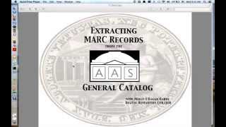 How to Convert MARC Records to a Spreadsheet [upl. by Aneral]