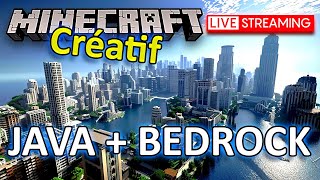 🔴 Live Minecraft  On Construit notre Ville Ensemble Partie 9🏗️ RejoinsNous [upl. by Tnelc239]