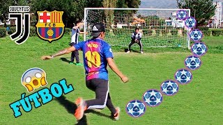 JUVENTUS vs BARCELONA ¡Epic Retos de Futbol ⚽️ [upl. by Yrral]