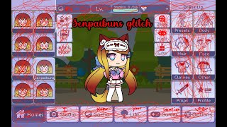 Senpaibuns glitch  gacha life glitch check description Fluffy Mittens [upl. by Stedt]