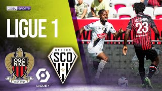 Nice vs Angers  LIGUE 1 HIGHLIGHTS  09182022  beIN SPORTS USA [upl. by Annaid]