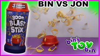 Bin Vs Jon  BOOM BLAST STIX GAME [upl. by Weatherby]