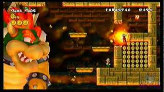 New Super Mario Bros Wii  World 8Castle Bowsers Castle [upl. by Akoyn722]