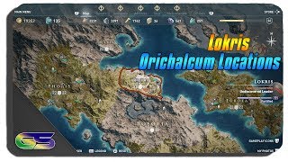 Assassins Creed Odyssey All Lokris Orichalcum Locations [upl. by Dyraj]