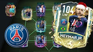 PSG Paris SaintGermain Best​ Special Squad 2020  Fifa Mobile F2P  Squad Builder Special Version [upl. by Zoldi]