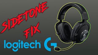 FIX SIDETONE LOGiTECH PRO X  How to enable it [upl. by Nancey]