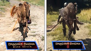 Dragons Dogma 1 vs Dragons Dogma 2  Graphics Animations amp Details  Final Comparison [upl. by Cone]