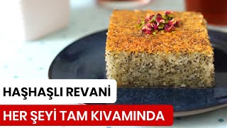 Haşhaşlı Revani Tarifi  TAM KIVAMINDA [upl. by Atnima]