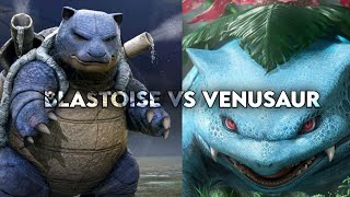 Blastoise Vs Venusaur  Pokemon The Movie Scene [upl. by Alessig]