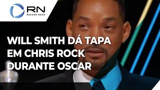 Will Smith dá tapa em Chris Rock durante o Oscar 2022 [upl. by Nostrebor491]