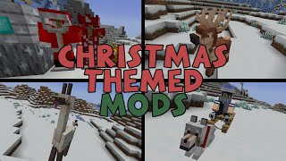 Top 10 Christmas Themed Mods for Minecraft 119  2022 [upl. by Tati]