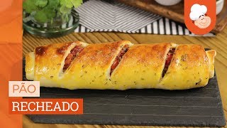 Pão recheado — Receitas TudoGostoso [upl. by Acinomed]