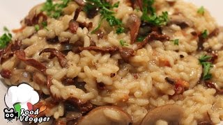 RISOTTO AI FUNGHI PORCINI una video ricetta da leccarsi i baffi  FoodVlogger [upl. by Helsa755]