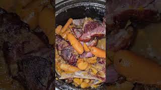 Smoked Neck Bones amp Honey Boiled Carrots Food Food Food [upl. by Alegnave]