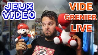 AMG 55 VIDE GRENIER LIVE JEUX VIDÉO  Achetons peu achetons bien [upl. by Shana]