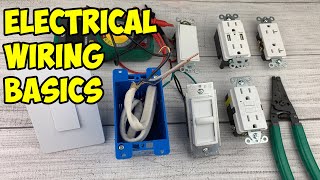 Home Electrical Wiring Basics  Tutorial 2022 [upl. by Desirea462]