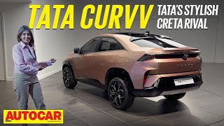 Tata Curvv design highlights  SUV coupe is coming soon  Autocar India [upl. by Ricardama]