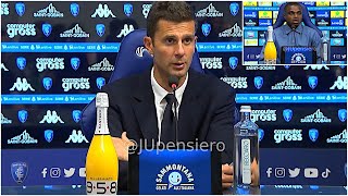 THIAGO MOTTA post EmpoliJuve 00 conferenza stampa  KALULU quotI nostri grandi giocatori crescerannoquot [upl. by Wack]