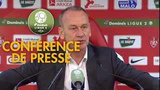 Conférence de presse Stade Brestois 29  FC Lorient  30   201718 [upl. by Nohsyar]