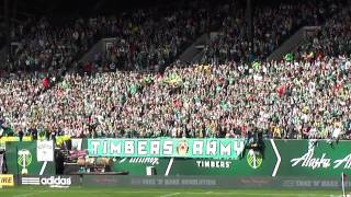 Portland Timbers Army  quotNorth End Noisequot [upl. by Hgielime729]