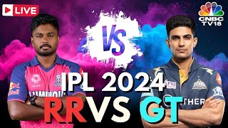 IPL 2024 LIVE RR vs GT LIVE Match  Rajasthan Royals vs Gujarat Titans LIVE Score  Cricket  N18L [upl. by Tiram]