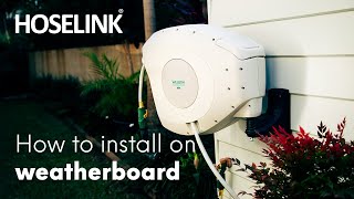 Hoselink Retractable Hose Reel Weatherboard Installation  Australia [upl. by Lrak]