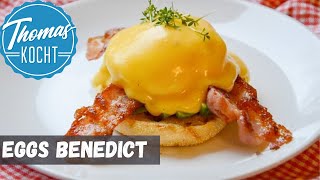 Eggs Benedict das perfekte Frühstück mit pochiertem Ei [upl. by Cas]