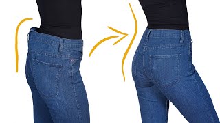 How to downsize your jeans in 20 mins to fit you perfectly [upl. by Assehc]