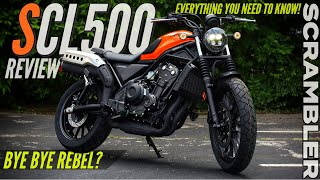 NEW Honda SCL500 Scrambler Review  Better than Rebel 500 or an Identity Crisis  CL500 [upl. by Clementi]