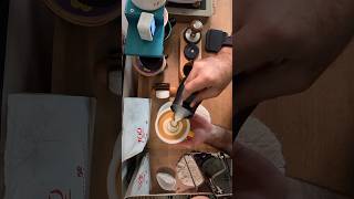 Latte coffee latteart barista coffeeaddict latte [upl. by Benzel]