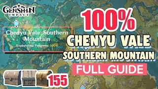 How to Chenyu Vale Southern Mountain 100 FULL Exploration ⭐ ALL CHESTS【 Genshin Impact 】 [upl. by Burt50]