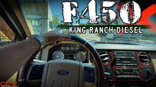 2008 Ford F450 King Ranch 64L Diesel Dually  Now 25000  POV Test Drive amp Full Tour in 2021 [upl. by Enomor]