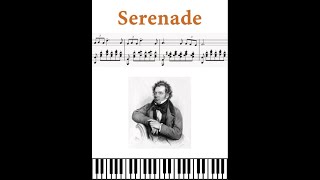 SCHUBERT  Serenada  pianino [upl. by Devaney]