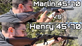 Marlin 4570 vs Henry 4570 [upl. by Barton]